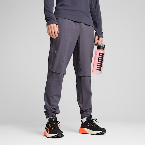 Playera de trail running SEASONS para hombre, Galactic Gray, extralarge