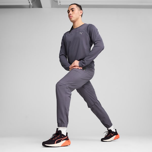 Playera de trail running SEASONS para hombre, Galactic Gray, extralarge