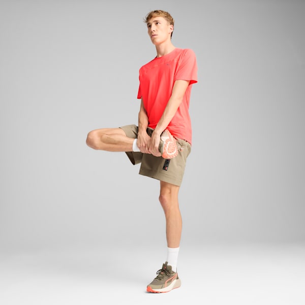 SEASONS coolCELL Men's Short Sleeve Tee, Glowing Red, extralarge