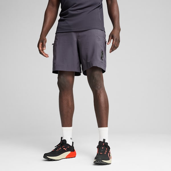 Playera de trail running SEASONS para hombre, Galactic Gray, extralarge