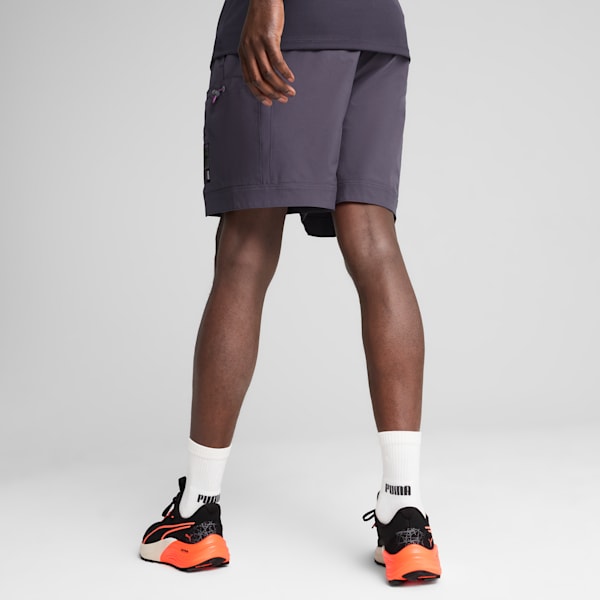 Playera de trail running SEASONS para hombre, Galactic Gray, extralarge