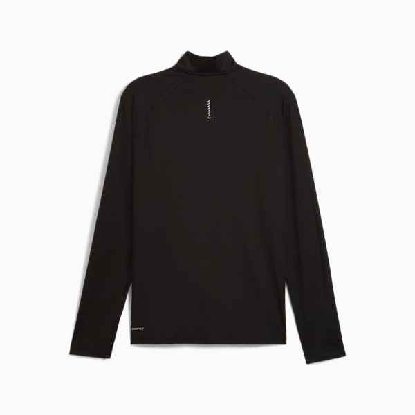 VELOCITY CLOUDSPUN Men's Quarter-Zip Running Top, PUMA Black, extralarge