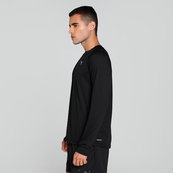 CLOUDSPUN Long Sleeve Men's Running Top, PUMA Black, extralarge-IND