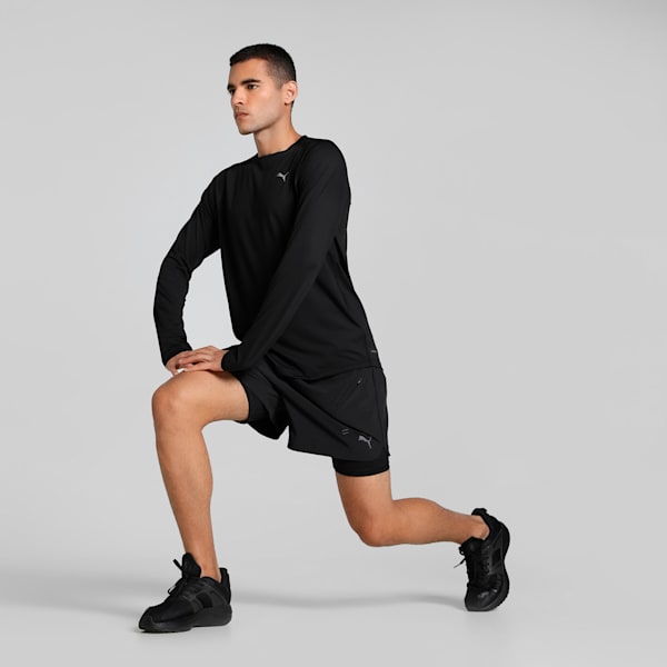 CLOUDSPUN Long Sleeve Men's Running Top, PUMA Black, extralarge-IND