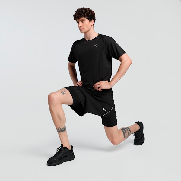 CLOUDSPUN Men's Running Tee, PUMA Black, extralarge-IND