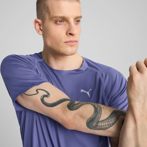 Everyday Running CLOUDSPUN Men's Tee, Blue Crystal, extralarge