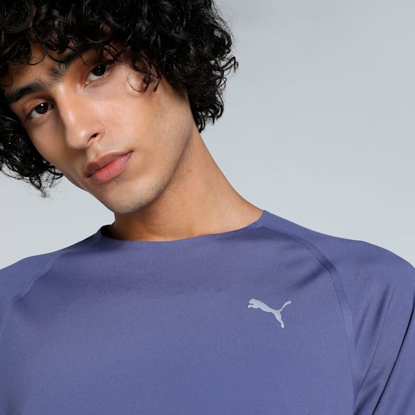 CLOUDSPUN Men's Running Tee, Blue Crystal, extralarge-IND