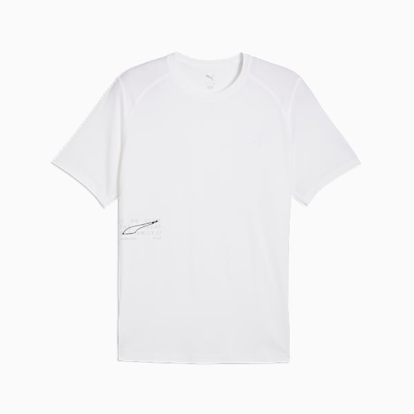 PUMA RUN Mesh Graphic Tee Men, PUMA White, extralarge-GBR