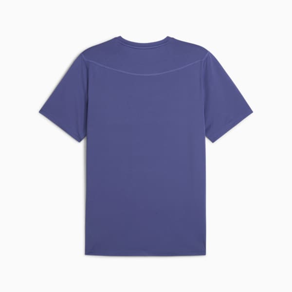 Mesh Graphic Men's Running Tee, Blue Crystal, extralarge-IND