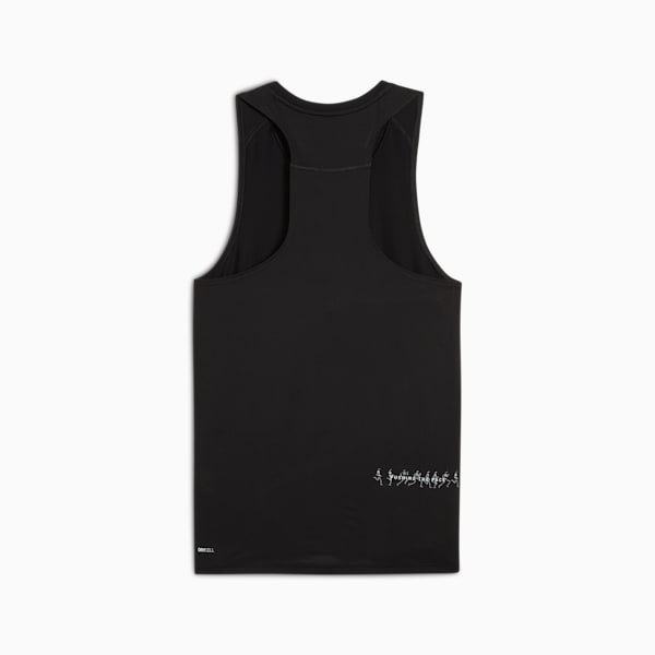 Graphic Mesh Men's Running Singlet, PUMA Black, extralarge-IND