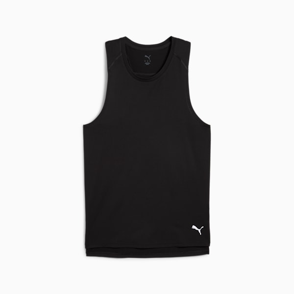 Graphic Mesh Men's Running Singlet, PUMA Black, extralarge-IND