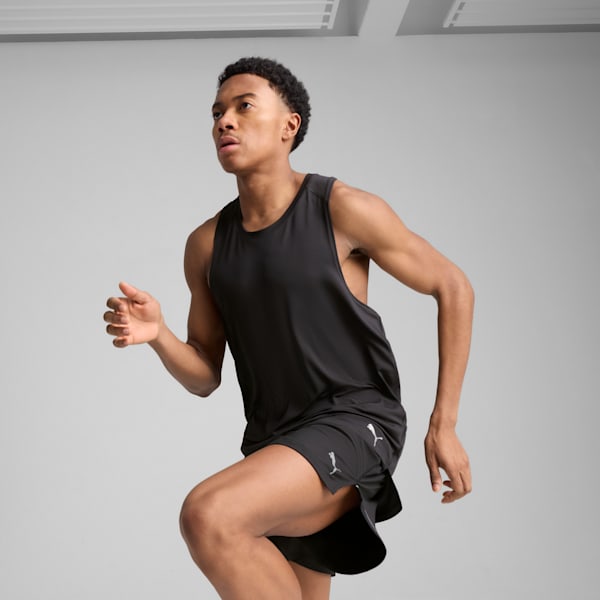 Graphic Mesh Men's Running Singlet, PUMA Black, extralarge-IND