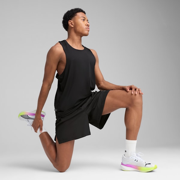 Graphic Mesh Men's Running Singlet, PUMA Black, extralarge-IND