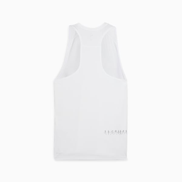 Graphic Mesh Men's Running Singlet, PUMA White, extralarge-IND