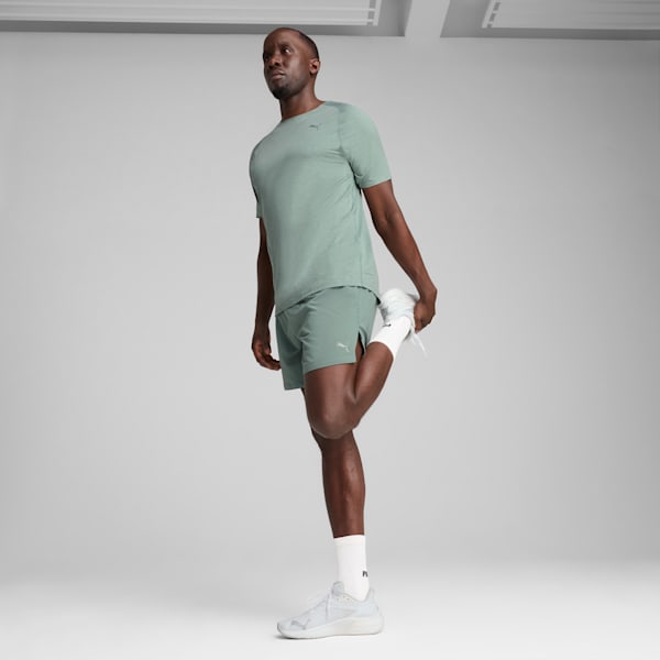 Shorts de running ULTRAWEAVE 12 cm para hombre, Green Moon, extralarge