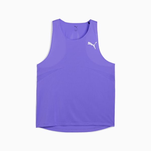 Débardeur de course à pied respirant Raceday Ultraspun pour hommes, Dark Amethyst, extralarge