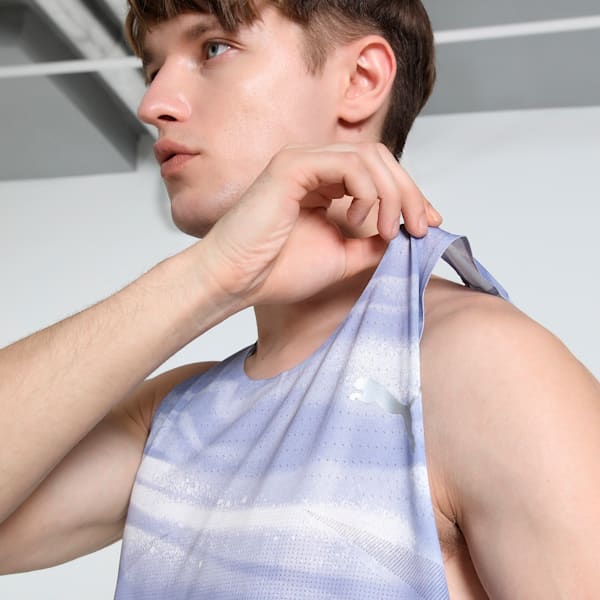 RACEDAY ULTRASPUN Graphic Men's Running Singlet, Cool Weather, extralarge-IND