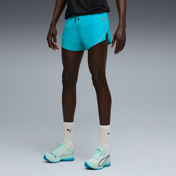 Shorts RACEDAY ULTRAWEAVE Split 7cm para hombre, Speed Blue, extralarge