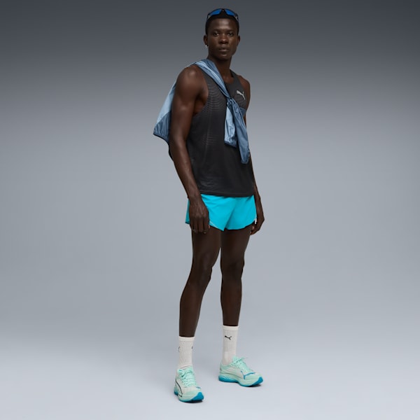 Shorts RACEDAY ULTRAWEAVE Split 7cm para hombre, Speed Blue, extralarge