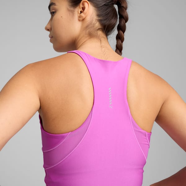 Crop top RACEDAY ULTRAFORM para mujer, Wild Berry, extralarge