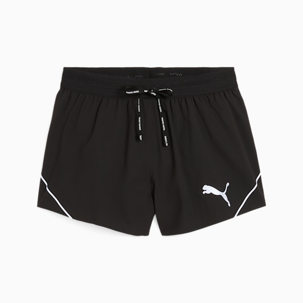 Shorts RACEDAY ULTRAWEAVE Split para mujer, PUMA Black, extralarge