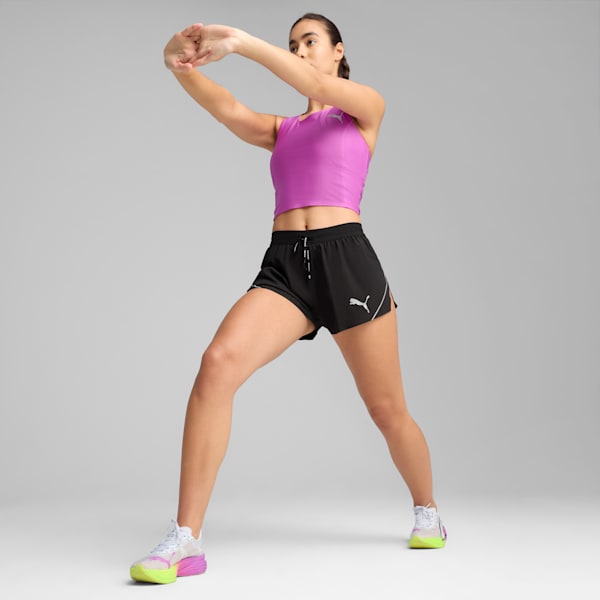Shorts RACEDAY ULTRAWEAVE Split para mujer, PUMA Black, extralarge