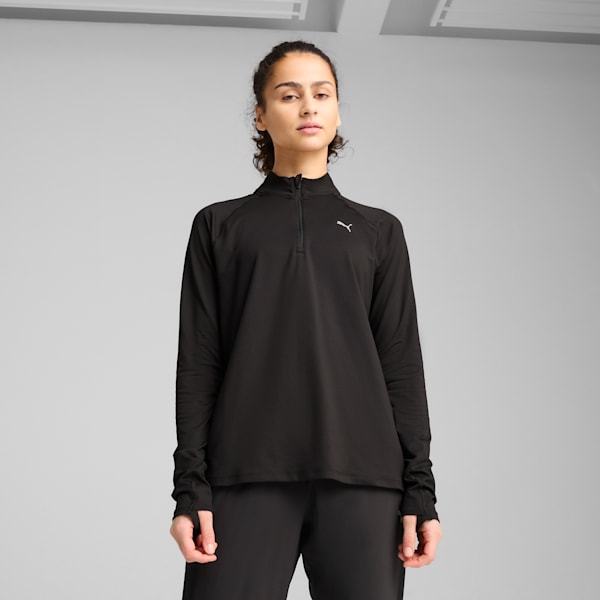 Playera RUN VELOCITY CLOUDSPUN para mujer, PUMA Black, extralarge