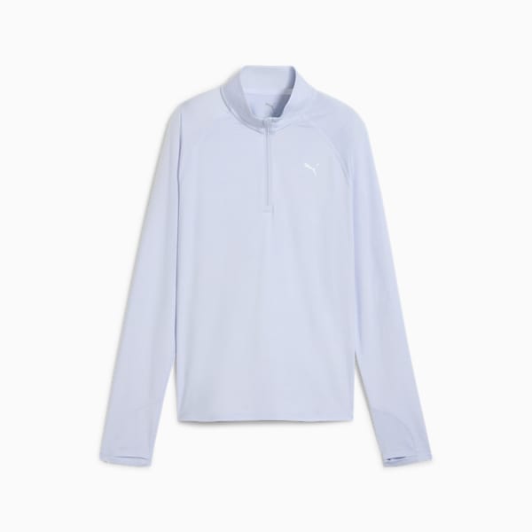 RUN VELOCITY CLOUDSPUN Women's 1/4 Zip, Cool Weather-heather, extralarge