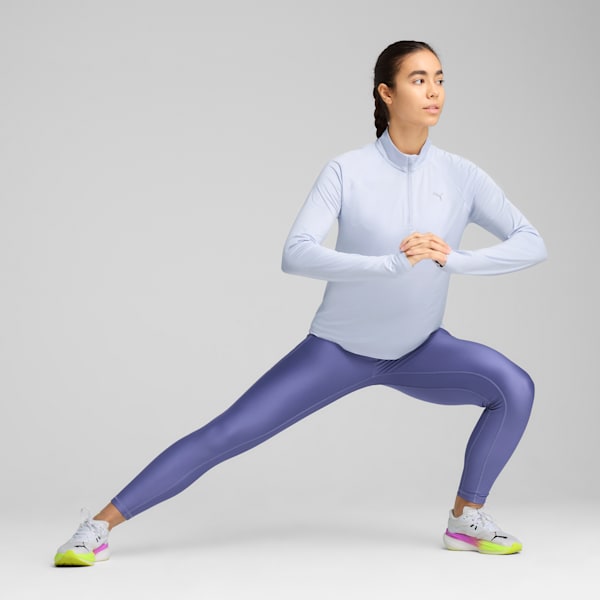RUN VELOCITY CLOUDSPUN Women's 1/4 Zip, Cool Weather-heather, extralarge