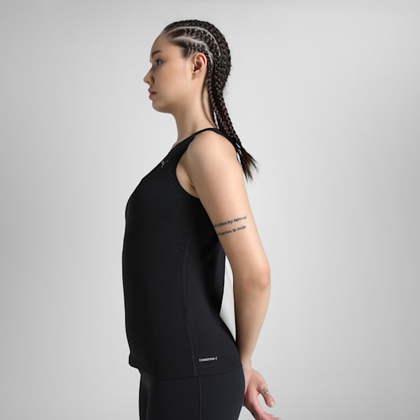 RUN CLOUDSPUN Women's Running Tank Top, PUMA Black, extralarge-IND