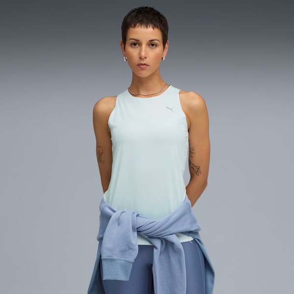 RUN CLOUDSPUN Women's Running Tank Top, Sea Glass, extralarge-IND