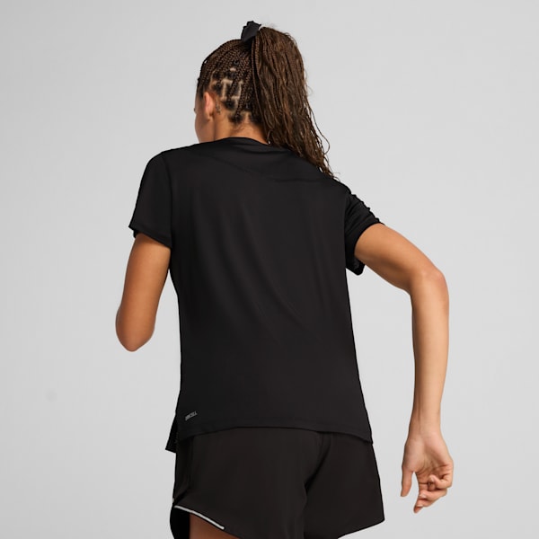 Playera PUMA RUN Mesh para mujer, PUMA Black-Q1, extralarge