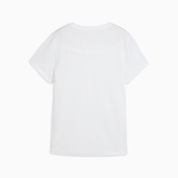 RUN Women's Graphic Mesh Tee, PUMA White, extralarge