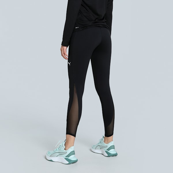 CLOUDSPUN Soft Mesh Women's High-Waisted 7/8 Training Tights, PUMA Black, extralarge-IND
