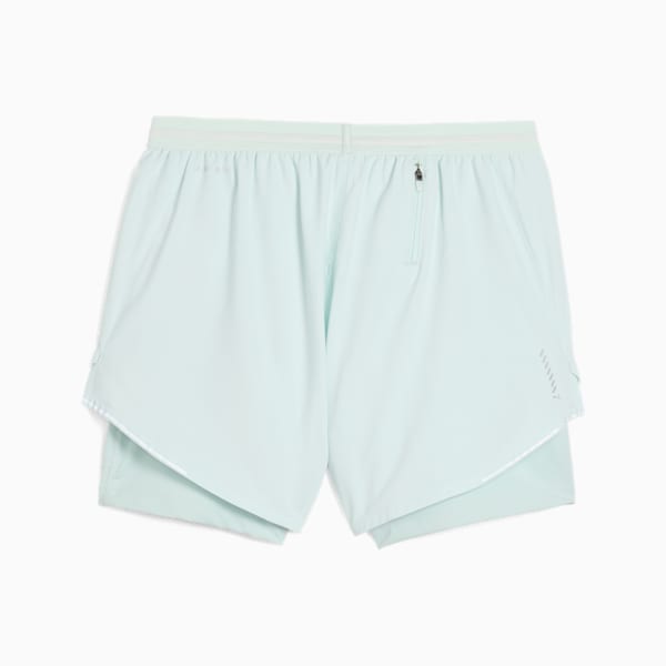 Shorts “2 en 1” RUN ULTRAWEAVE 10cm para mujer, Peaceful Blue, extralarge