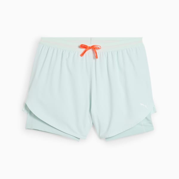 Shorts “2 en 1” RUN ULTRAWEAVE 10cm para mujer, Peaceful Blue, extralarge