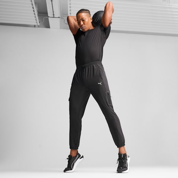 PUMA Flex Trend Men's Woven Pants, PUMA Black, extralarge