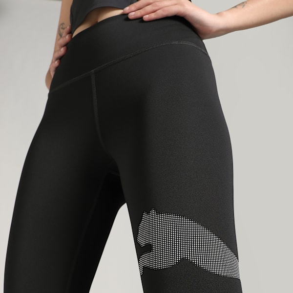 Train All Day Graphic Women's Training Tights, PUMA Black, extralarge-IND