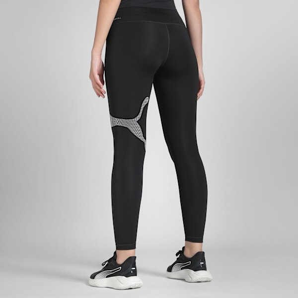 Train All Day Graphic Women's Training Tights, PUMA Black, extralarge-IND