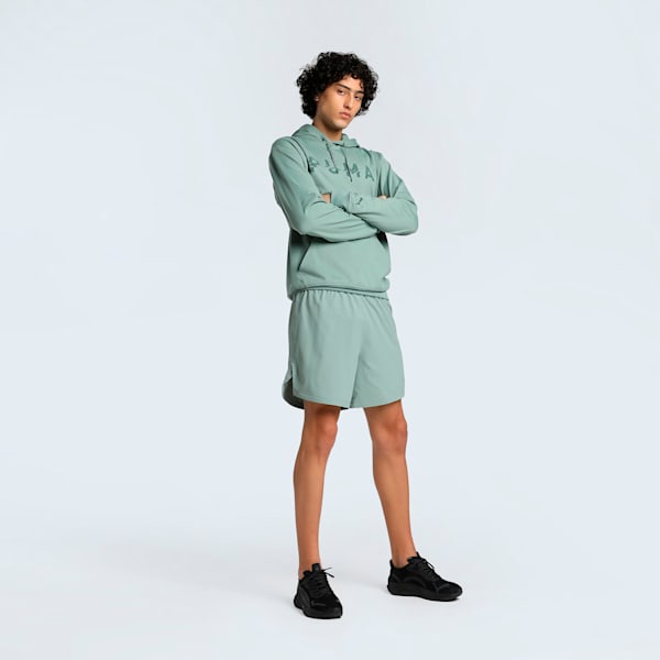 CLOUDSPUN Branded Men's Training Hoodie, Green Moon, extralarge-IND