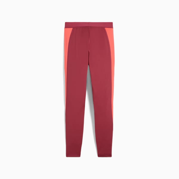 PUMA STRONG High-Waisted 7/8 Color Block Women's Tights, Port, extralarge