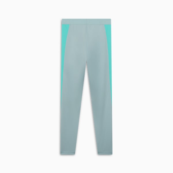 Shorts tiro alto 7/8 PUMA STRONG Colour Block para mujer, Modern Mint, extralarge