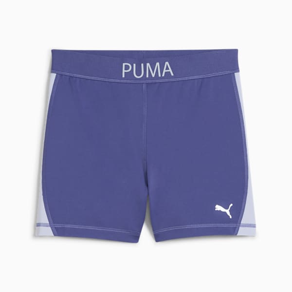 Leggings cortos PUMA STRONG para mujer, Blue Crystal, extralarge