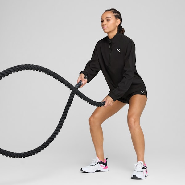 Sudadera PUMA STRONG para mujer, PUMA Black, extralarge