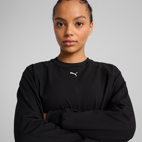 CLOUDSPUN Women's Midlayer, PUMA Black, extralarge