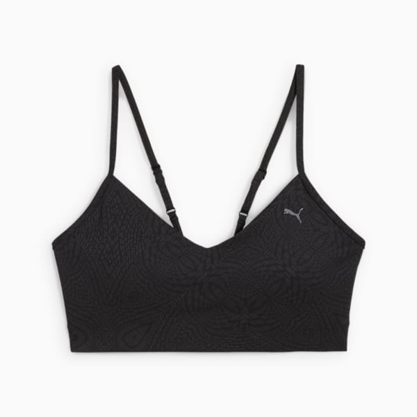 MOVE CLOUDSPUN Medium Support Women's Bra, PUMA Black, extralarge