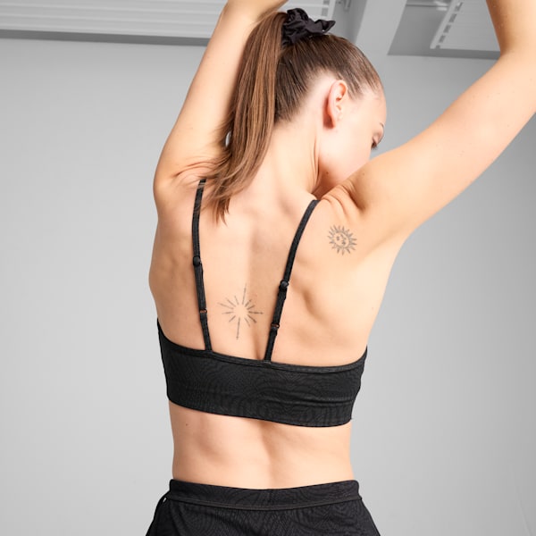 MOVE CLOUDSPUN Medium Support Women's Bra, PUMA Black, extralarge