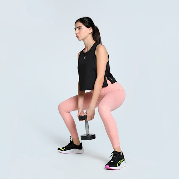 MOVE CLOUDSPUN Women's High-Waisted 7/8 Tights, Rose Quartz, extralarge-IND