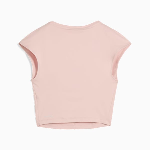 MOVE CLOUDSPUN Twist Women's Training Tee, Rose Quartz, extralarge-IND
