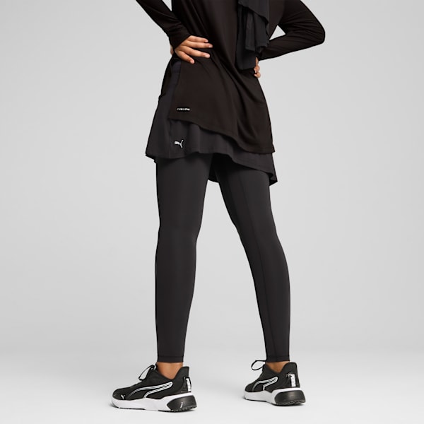 MODEST 2-in-1 Running Tights Women, PUMA Black, extralarge-GBR